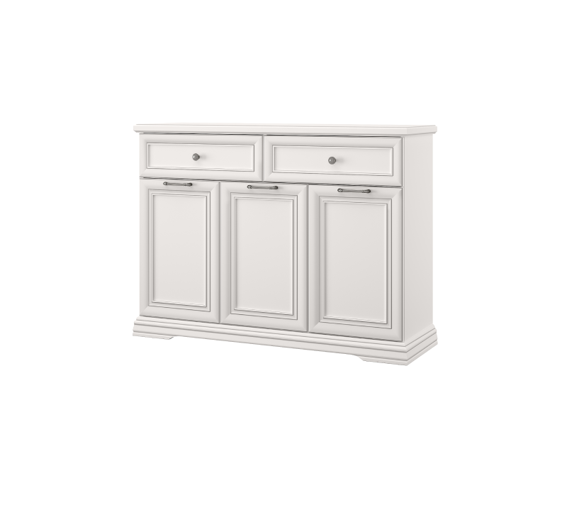  Тумба-комод Севилла белый 3D2S