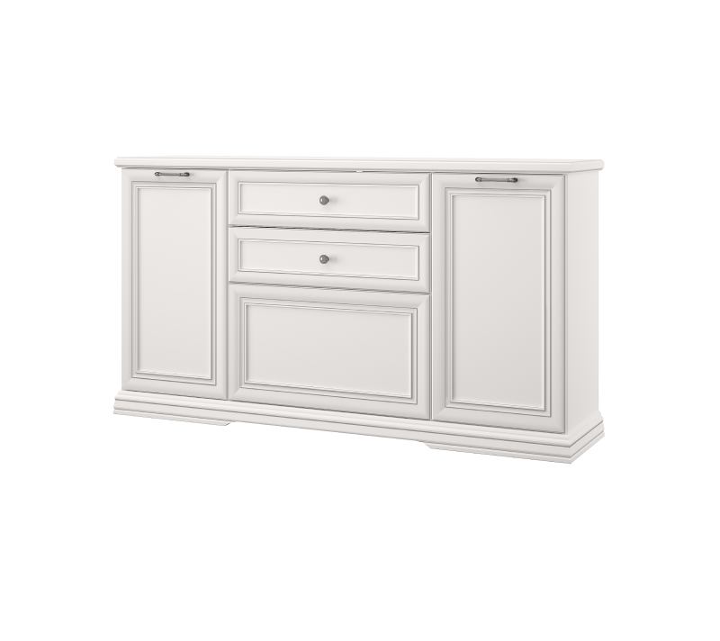 Тумба-комод Севилла белый 3D2S-1