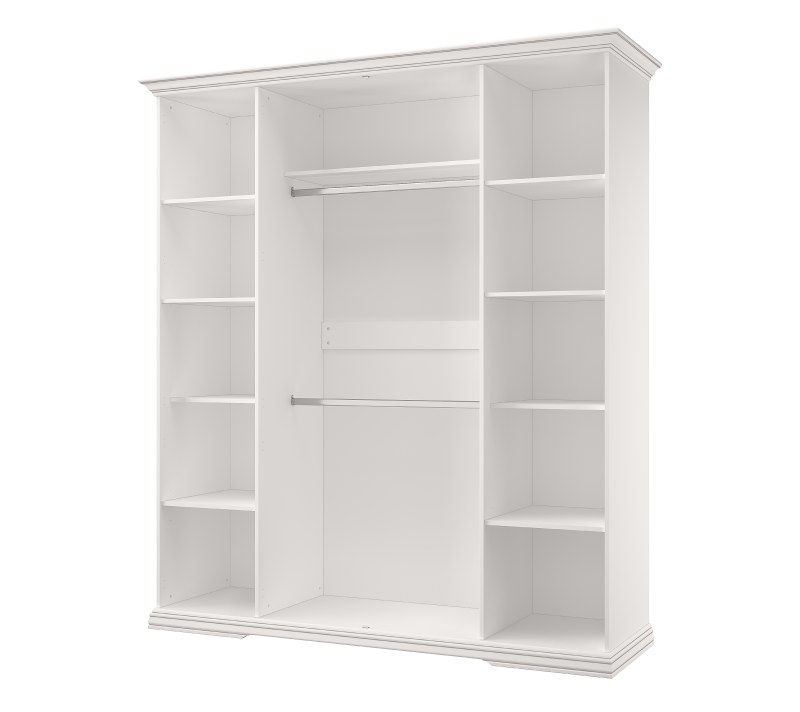  Корпус шкафа Севилла белый 4DG