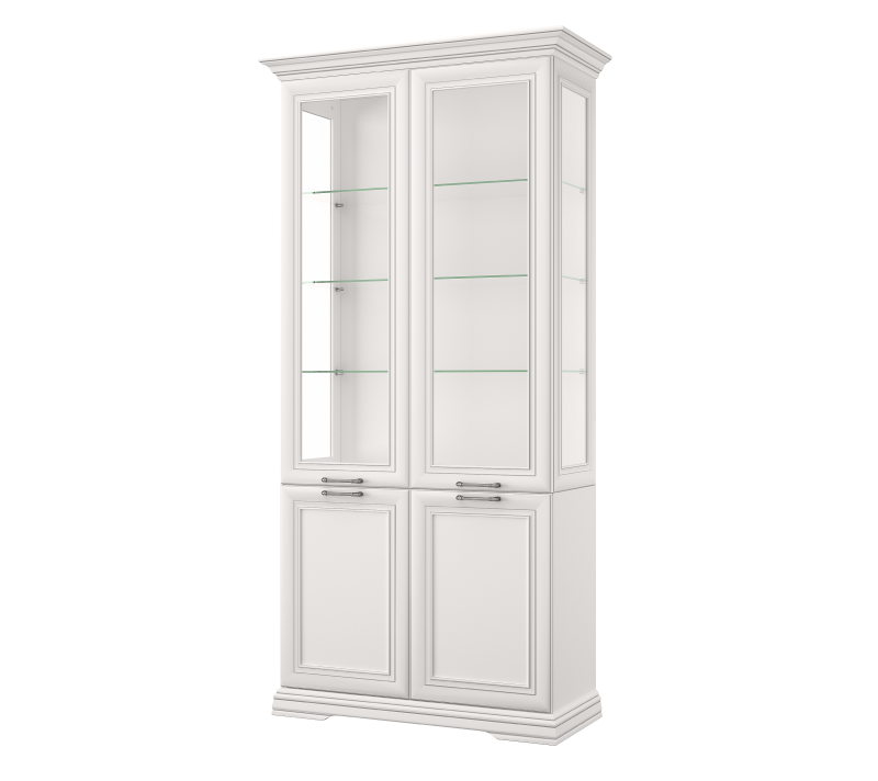 Витрина Севилла белый 2V2D